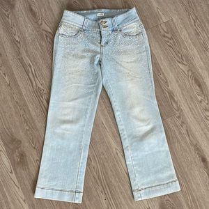 Cache Rhinestone Jeans